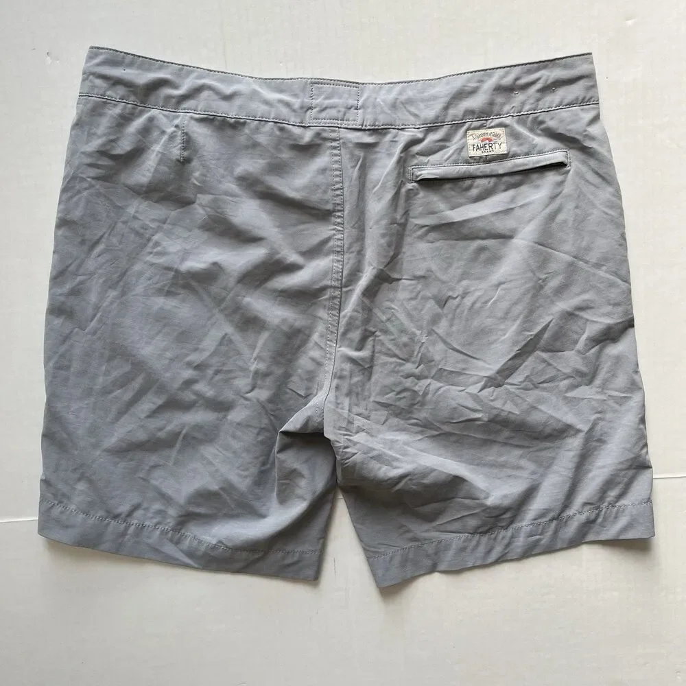 Faherty All Day Shorts Mens 36 9” Lightweight Stretch Performance Beach Casual